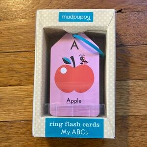 NIB Mudpuppy ABC Ring Flash Cards